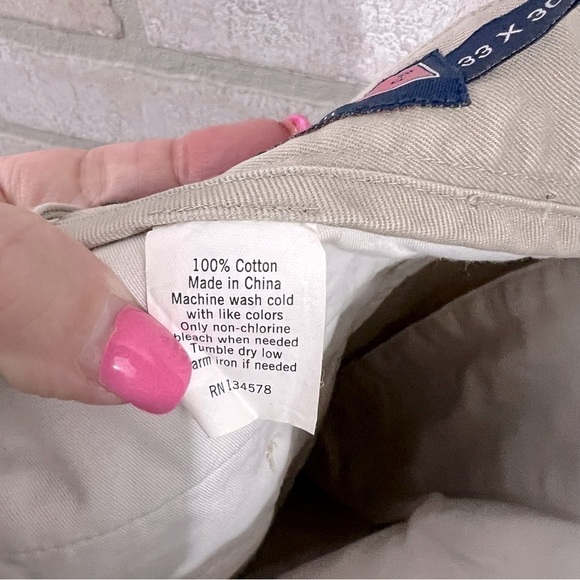Vineyard Vines Men’s Khaki Club Pants Size 33x30 - Picture 11 of 12